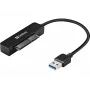Ligação Sandberg USB 3.0 para SATA, preto, 5 Gbit/s, 20 g, 77 mm, 18 mm, 193 mm
