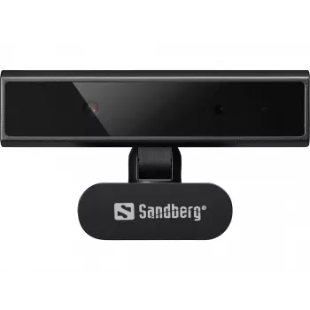 Webcam Sandberg Face-ID Webcam Mini 2 MP Full HD USB-C preto