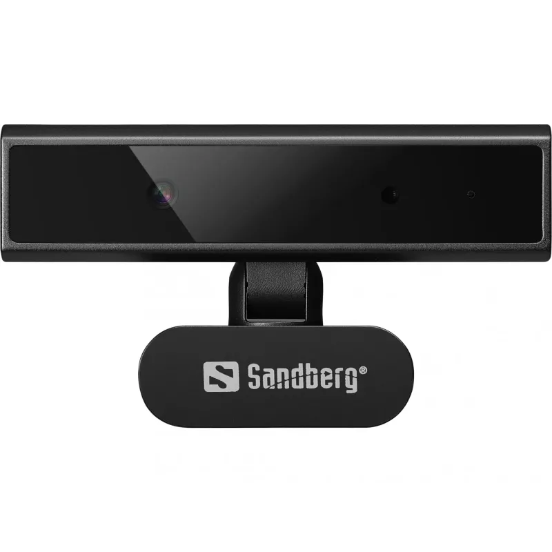 Webcam Sandberg Face-ID Webcam Mini 2 MP Full HD USB-C preto