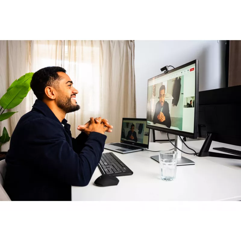Webcam Sandberg Face-ID Webcam Mini 2 MP Full HD USB-C preto