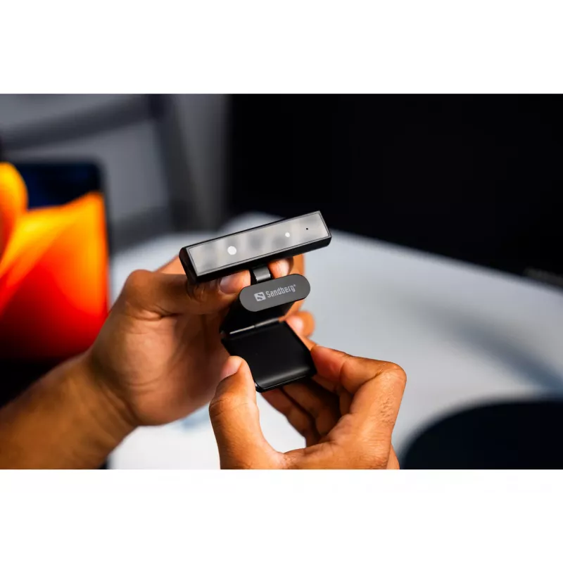 Webcam Sandberg Face-ID Webcam Mini 2 MP Full HD USB-C preto