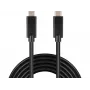 Cabo Sandberg USB-C USB-C 2M USB 3.1 Gen.2, 2 m, USB C, USB C, USB 3.2 Gen 2 (3.1 Gen 2), macho/macho, preto