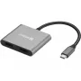 Dock USB-C Sandberg 2xHDMI+USB+PD resolução máxima 3840x2160
