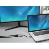 Dock USB-C Sandberg 2xHDMI+USB+PD resolução máxima 3840x2160
