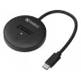 Dock Sandberg USB 3.2 para M.2+NVMe SSD 4 TB preto