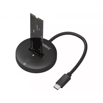 Dock Sandberg USB 3.2 para M.2+NVMe SSD 4 TB preto
