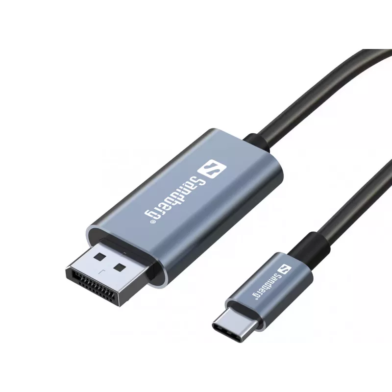 Cabo Sandberg USB-C para DisplayPort 2M USB Type-C DisplayPort 2m