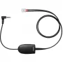 Adaptador Jabra Panasonic, adaptador EHS, preto