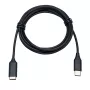 Cabo de extensão Jabra Link: USB-C para USB-C, 1,2 m, USB-C, USB-C, preto