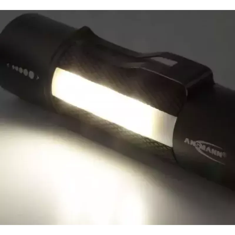 Lanterna de mão Ansmann 1600-0137 preto branco