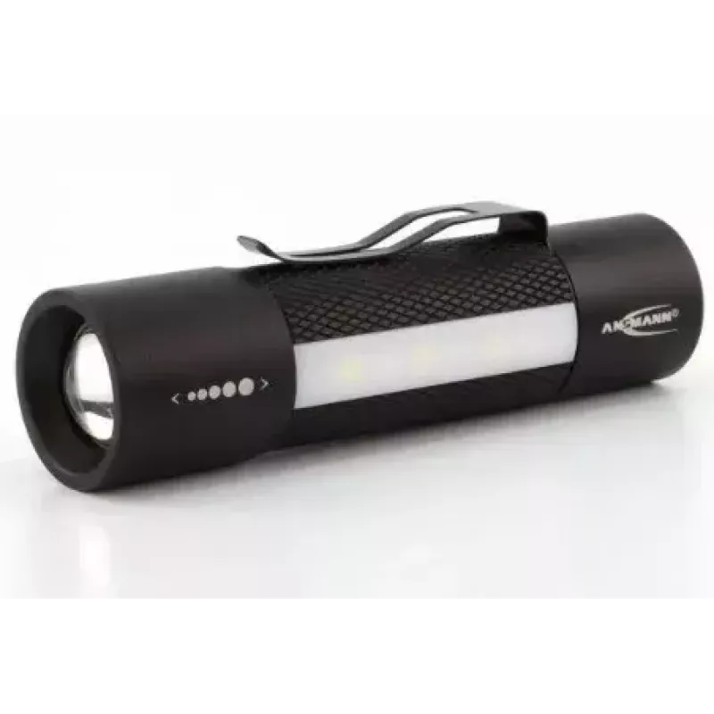 Lanterna de mão Ansmann 1600-0137 preto branco
