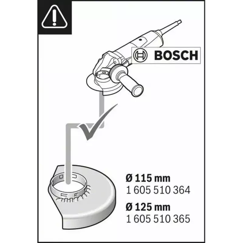 Acessório de aspiração de pó Bosch GDE 115/125 FC-T Professional
