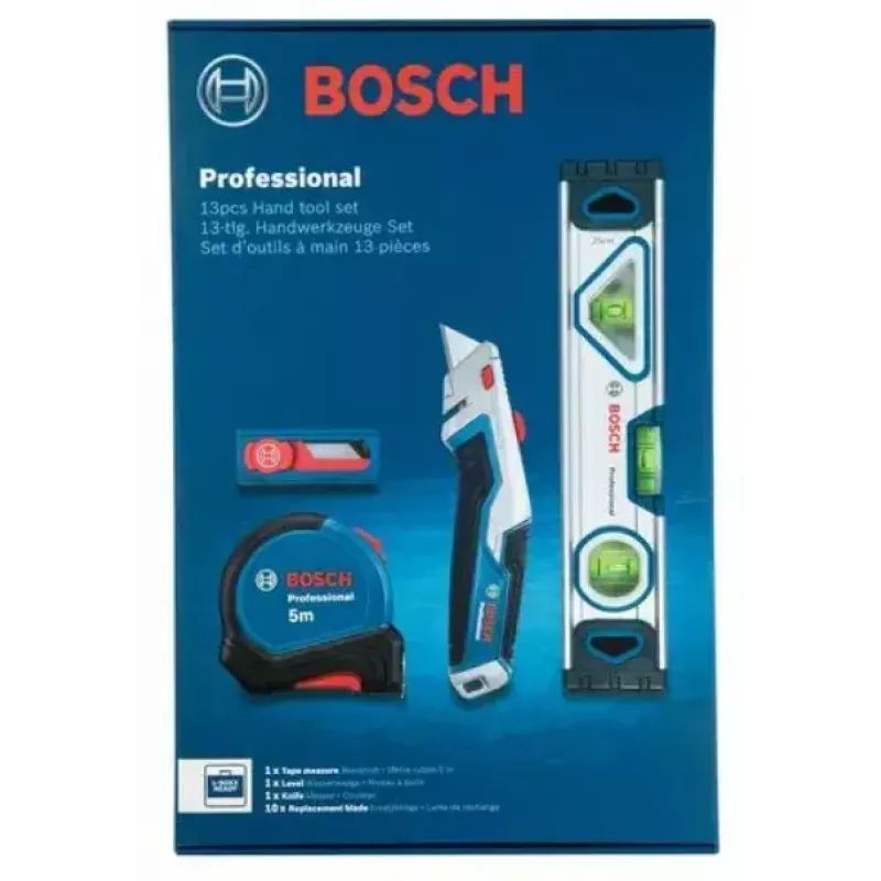 Conjunto de ferramentas de mecânico Bosch 1 600 A02 7M3, 13 ferramentas
