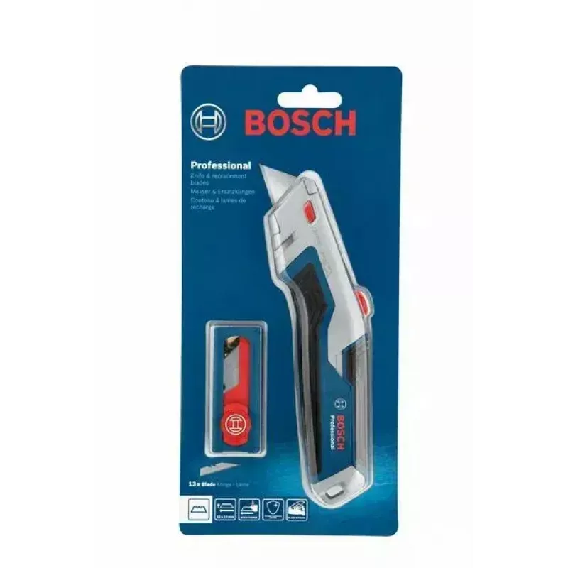 Bosch Professional 1600A027M5 conjunto de x-ato universal e lâminas, 63 x 19 mm, 13 lâminas incluídas, azul/cinzento