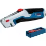 Faca universal Bosch 1 600 A02 7M5 azul lâmina de barbear 6,3 cm