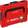 Kit de primeiros socorros Bosch 1600A02X2R — conjunto conforme DIN em L-BOXX 102, vermelho