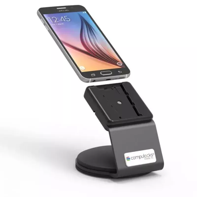 Suporte de segurança universal para smartphone EMV preto Compulocks 199BSLDDCKB