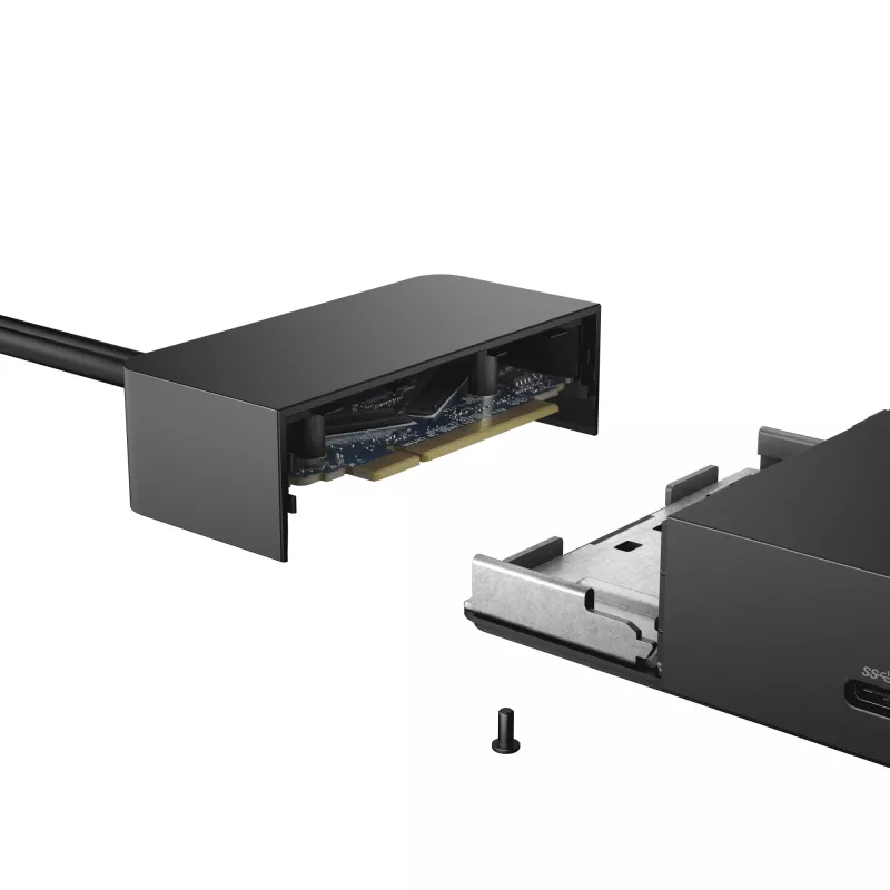 DELL WD19DC com fios USB 3.2 Gen 1 (3.1 Gen 1) Type-C preto