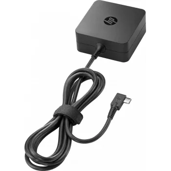 Fonte de alimentação HP 45W USB-C G2, portátil, interior, 45 W, empresarial, preto, 62 mm