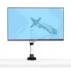 Suporte de secretária para monitor StarTech.com para ecrãs 27 polegadas 16:9 ou 30 polegadas 21:9 ultrawide, VESA 75x75/100x100, ajustes do braço sem ferramentas, fixação em C/por passagem na secretária, braço com mola
