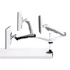 Suporte de secretária para monitor StarTech.com para ecrãs 27 polegadas 16:9 ou 30 polegadas 21:9 ultrawide, VESA 75x75/100x100, ajustes do braço sem ferramentas, fixação em C/por passagem na secretária, braço com mola