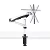 Suporte de secretária para monitor StarTech.com para ecrãs 27 polegadas 16:9 ou 30 polegadas 21:9 ultrawide, VESA 75x75/100x100, ajustes do braço sem ferramentas, fixação em C/por passagem na secretária, braço com mola