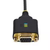 Cabo adaptador USB para série null modem StarTech.com de 30 cm, retenção COM, FTDI, USB-A para DB9 RS232, porcas/parafusos DB9 substituíveis, Windows/macOS/Linux