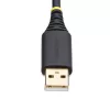 Cabo adaptador USB para série null modem StarTech.com de 30 cm, retenção COM, FTDI, USB-A para DB9 RS232, porcas/parafusos DB9 substituíveis, Windows/macOS/Linux