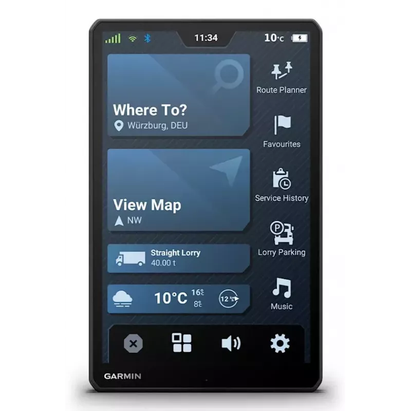 Garmin dēzl LGV1020 010-02926-10 navegador para camiões, ecrã tátil TFT de 10 polegadas, EU MT-D