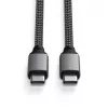 Cabo USB-C para USB-C Satechi ST-TCC2MM — 2 m, preto/cinzento, 0,48 Gbit/s