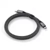Cabo USB-C para USB-C Satechi ST-TCC2MM — 2 m, preto/cinzento, 0,48 Gbit/s