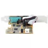 Placa serial PCI Express 2 portas StarTech.com, placa serial PCIe dual port RS232 (DB9), UART 16C1050, suportes standard ou low-profile, retenção COM, para Windows e Linux