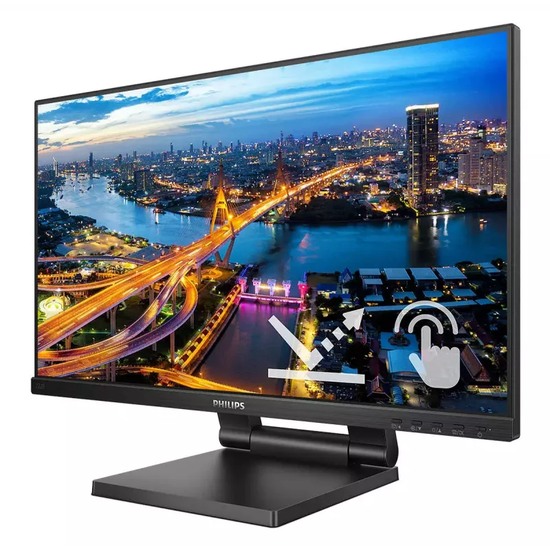 Monitor Philips B Line 222B1TC/00 54,6 cm (21,5 polegadas) 1920 x 1080 píxeis Full HD LED ecrã tátil preto