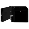Rack de parede ROLINE Pro 7U 600x600 LxP duas partes oscilante preto, IP20, 50 kg