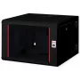 Rack de parede ROLINE Pro 7U 600x600 LxP duas partes oscilante preto, IP20, 50 kg