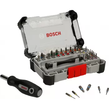 Conjunto de pontas para chave de fendas Bosch PB SDB 42 peças — pontas de precisão e standard