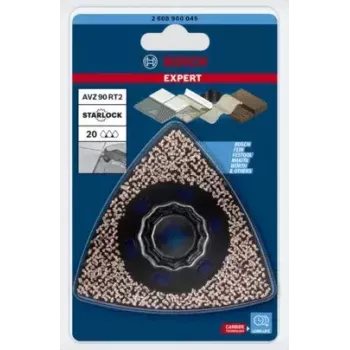Bosch Expert AVZ 90 RT2 2608900045 prato de lixa delta, 90 mm, grão 20