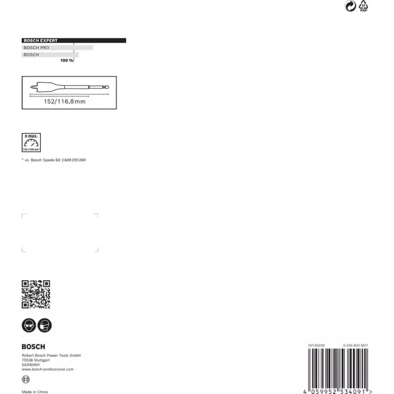 Bosch 2 608 900 334 broca de espada 7 unid.