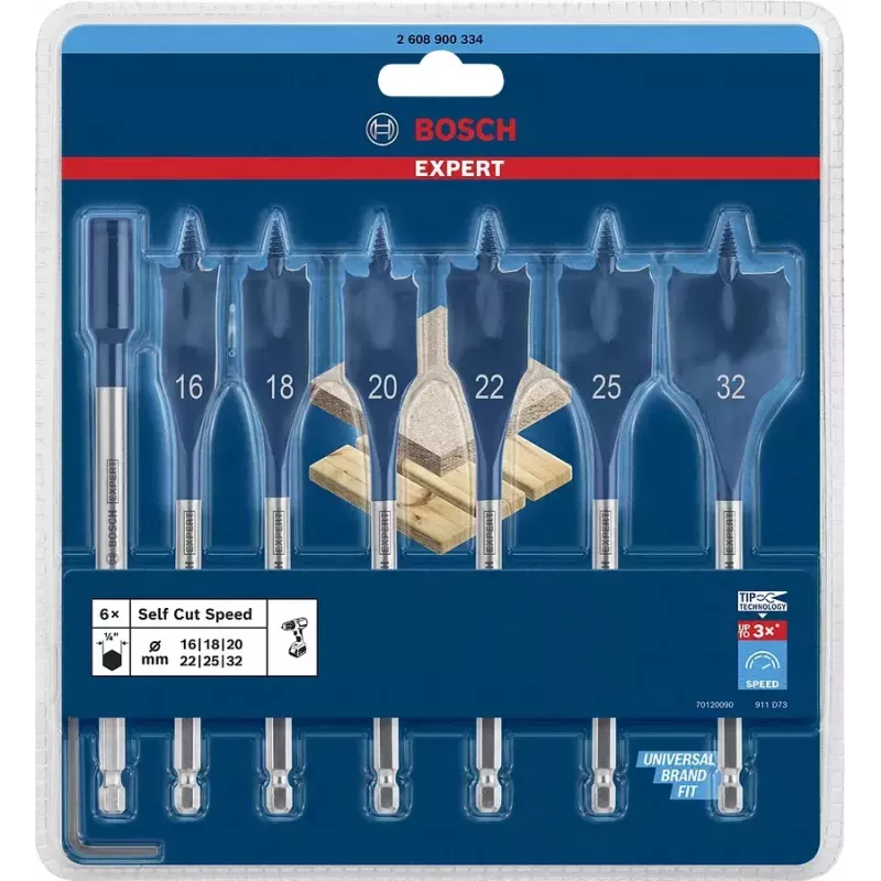 Bosch 2 608 900 334 broca de espada 7 unid.