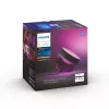 Philips Hue White and Colour Ambiance Iris candeeiro de mesa inteligente, Bluetooth/Zigbee, 570 lm, 8,1 W, alumínio, preto