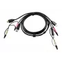 ATEN cabo KVM HDMI 1,8m, 1.8 m, HDMI, preto, HDMI, USB A, 2 x 3,5mm, HDMI, USB B, 2 x 3,5mm, ficha