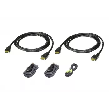 KVM seguro ATEN HDMI Dual Display; 1,8M USB HDMI Dual Display