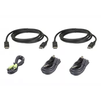 KVM seguro ATEN USB DisplayPort Dual Display; 3M USB DisplayPort Dual Display