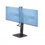 StarTech.com 2MC1S-MONITOR-STAND Crossbar suporte de secretária para dois monitores 17–27 polegadas, VESA, plástico/alumínio/aço, preto