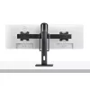 StarTech.com 2MC1S-MONITOR-STAND Crossbar suporte de secretária para dois monitores 17–27 polegadas, VESA, plástico/alumínio/aço, preto