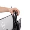 StarTech.com 2MC1S-MONITOR-STAND Crossbar suporte de secretária para dois monitores 17–27 polegadas, VESA, plástico/alumínio/aço, preto
