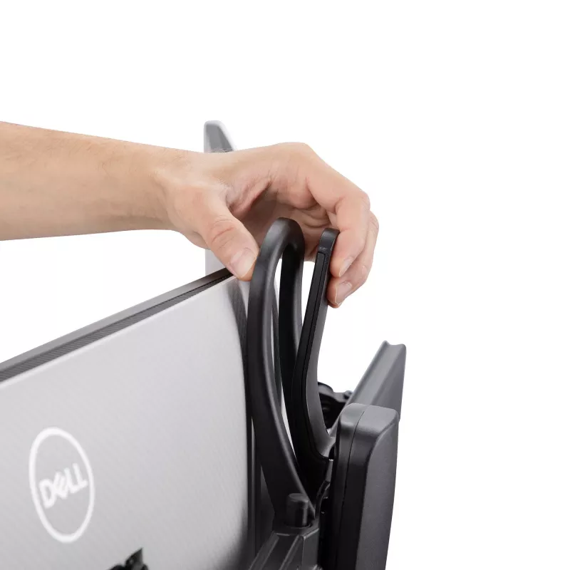 StarTech.com 2MC1S-MONITOR-STAND Crossbar suporte de secretária para dois monitores 17–27 polegadas, VESA, plástico/alumínio/aço, preto