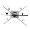 StarTech.com 2MC1S-MONITOR-STAND Crossbar suporte de secretária para dois monitores 17–27 polegadas, VESA, plástico/alumínio/aço, preto
