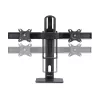 StarTech.com 2MC1S-MONITOR-STAND Crossbar suporte de secretária para dois monitores 17–27 polegadas, VESA, plástico/alumínio/aço, preto