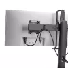 StarTech.com 2MC1S-MONITOR-STAND Crossbar suporte de secretária para dois monitores 17–27 polegadas, VESA, plástico/alumínio/aço, preto